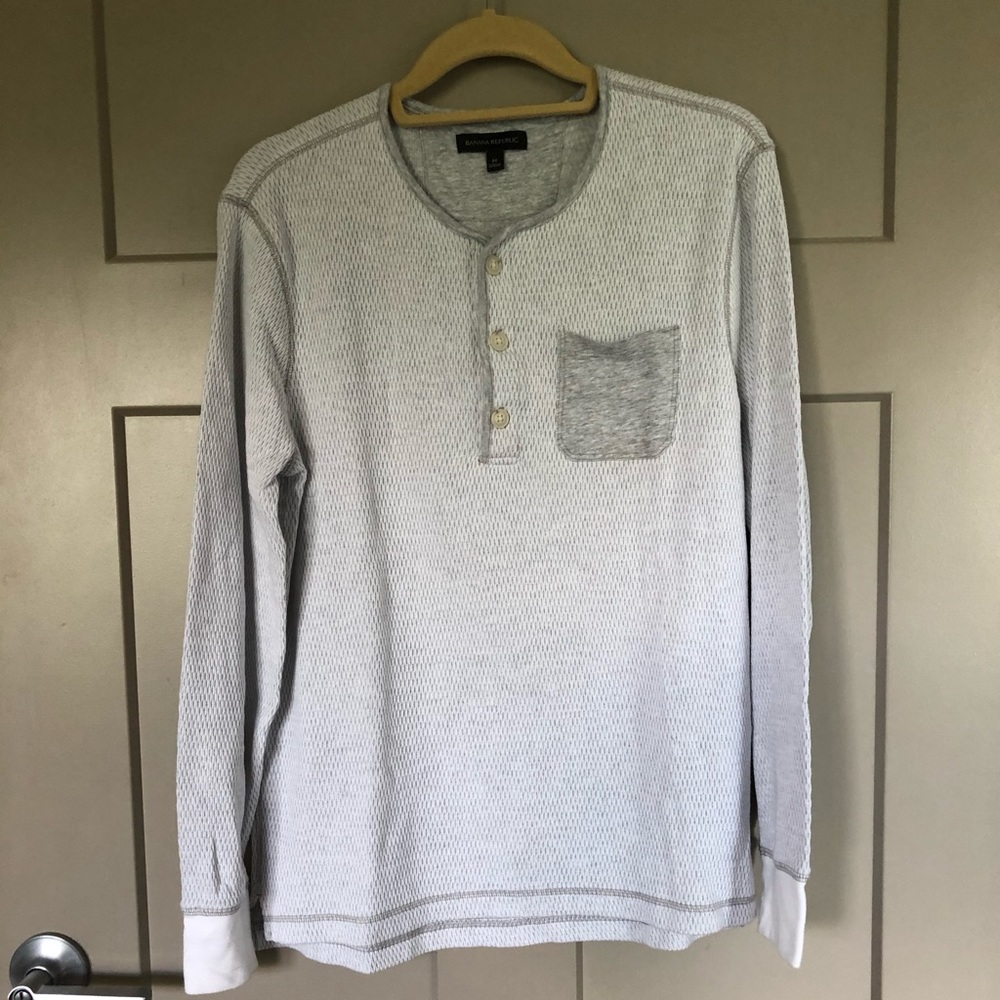 Men's Banana Republic Waffle Henley